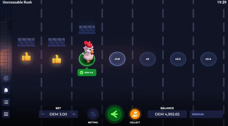 Découvrez l'Incroyable Exaltation du Jeu : Uncrossable Rush Casino En Ligne